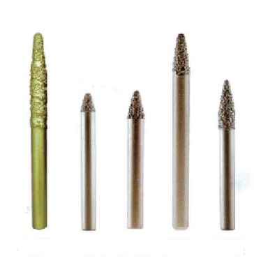 6mm 12mm вакуумируют паяемую голову и диамант гравировки компьютера высекая заусенцы